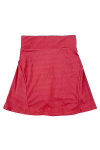 訂購女裝百褶運動褲裙  後腰拉鏈袋口設計  高爾夫球運動裙  網球運動裙褲    U401